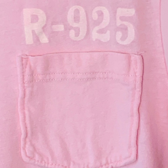 RUEHL No. 925 Y2K Pink Cotton Chest Pocket Casual Tee Size L - Picture 3 of 4